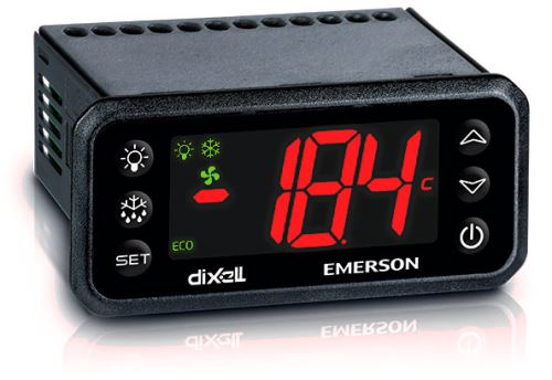 Panelový termostat Dixell XR20CH 5N0C1 s napájením 230V a 20A relé