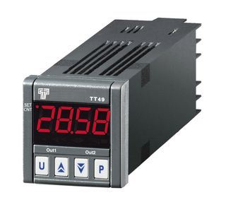 Digitální časovač Tecnologic TT49 LVOOB s napěťovými vstupy a zálohováním