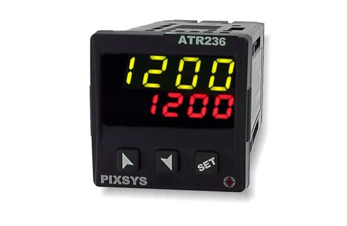 PID regulátor Pixsys ATR236-ABC se dvěma žádanými hodnotami a funkcí Soft-Start