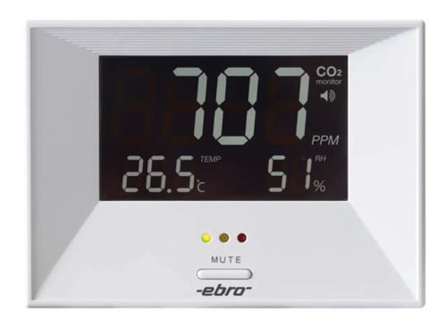 Měřič oxidu uhličitého Ebro RM 100 s kalibrací