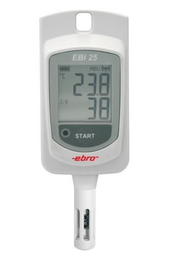 Datalogger teploty a vlhkosti Ebro EBI 25-TH, -30 až +60°C, 0 až 100%RV