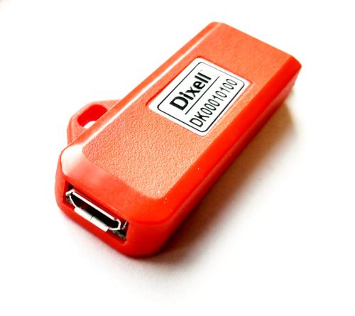 Programovací klíč HotKey k regulátorům Dixell s microUSB konektorem
