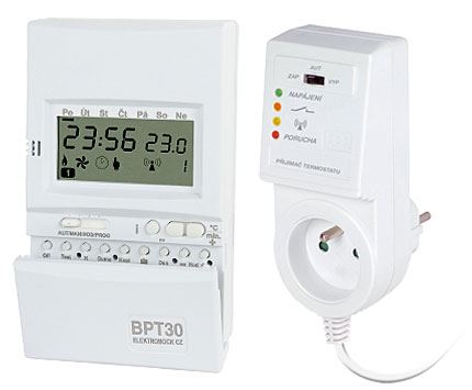 Bezdrátový prostorový termostat Elektrobock BPT-30