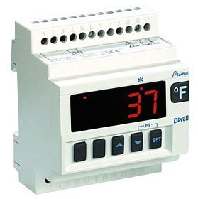Termostat chlazení Dixell XR10D 2P0C0 s napájením 24Vac na DIN