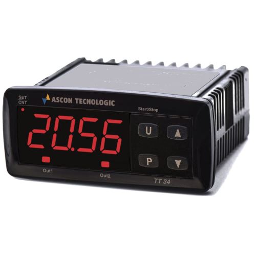 Digitální časovač Tecnologic TT34 HCR s bezpotenciálovými vstupy