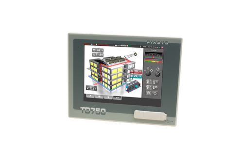 HMI Pixsys TD750-AEB-7EP s integrovaným soft-PLC a Touch LCD