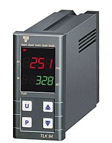 PID regulátor Tecnologic TLK94 HIR s analogovým proudovým výstupem a relé